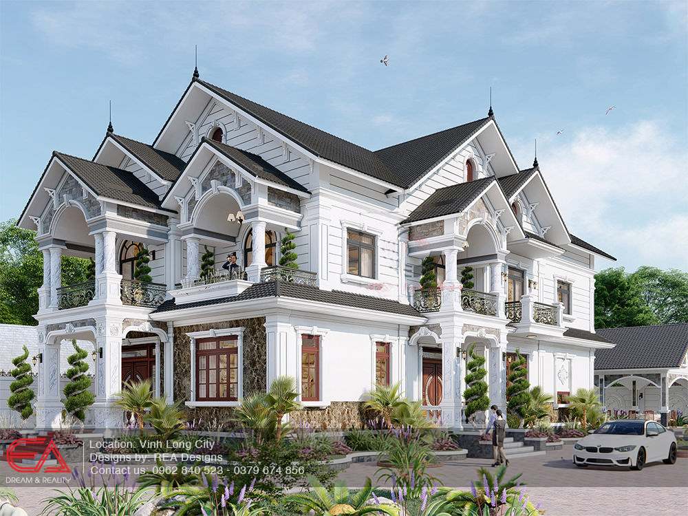 Thiết Kế Biệt Thự Sân Vườn – Kiến Tạo Không Gian Sống Xanh, Đẳng Cấp Và Tiện Nghi